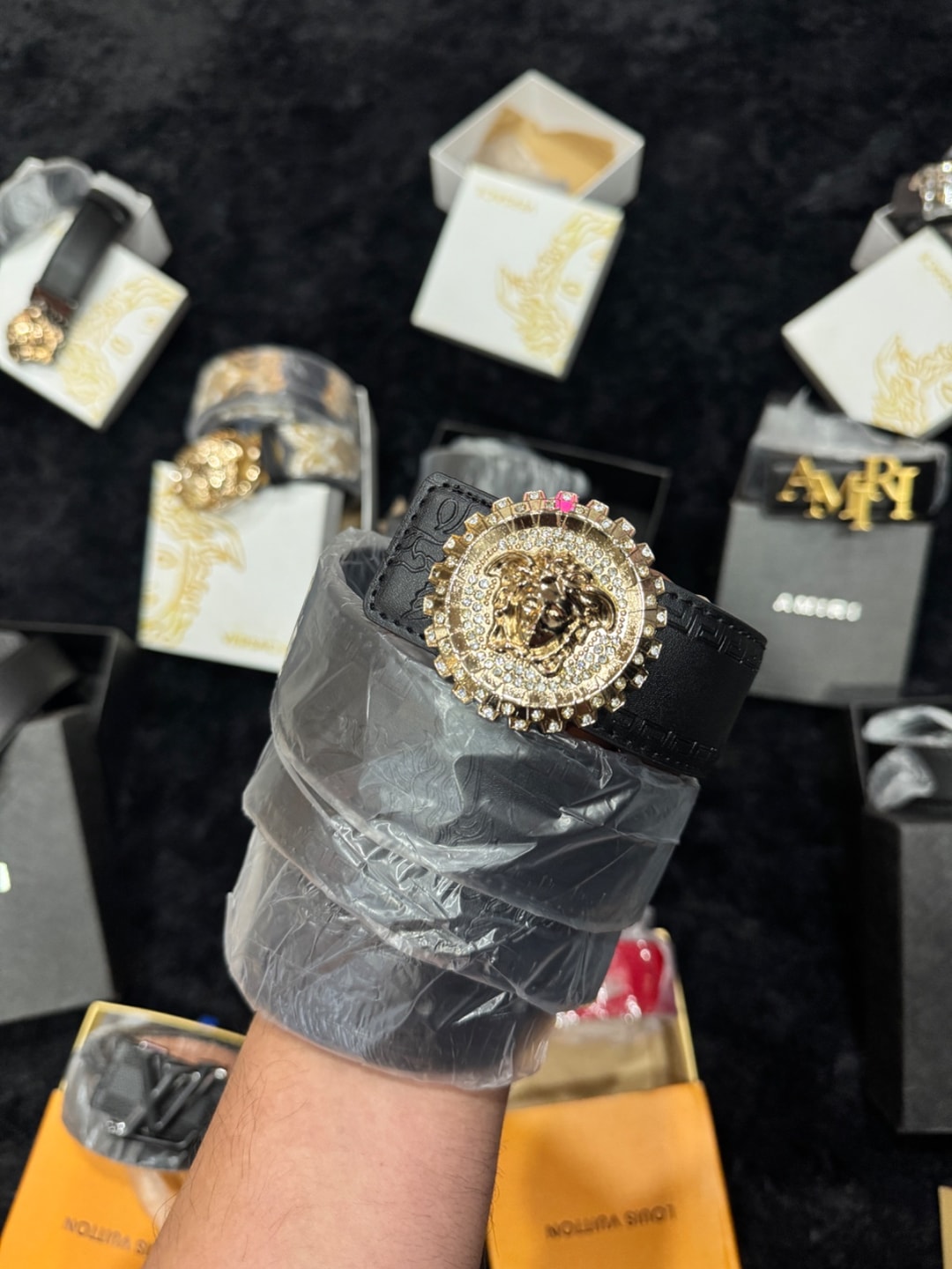 CINTO MEDUSA STRASS